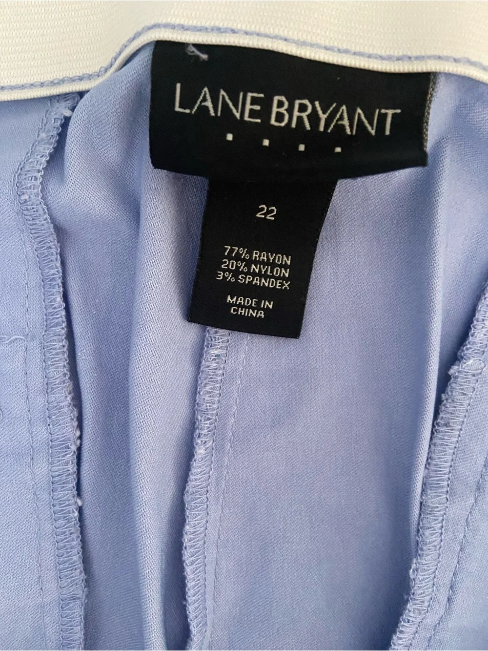 Lane Bryant Periwinkle Stretch Dress Pants